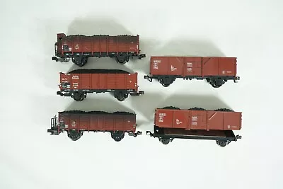 Marklin HO Scale DB German Railway Side Door Coal Gondola Lot Of 5x No Boxes B98 • $39.50