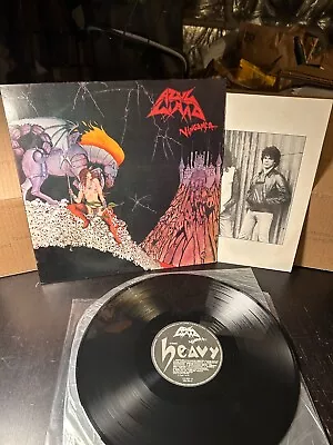 NM Azul Limão Vingança LP 1986 BRAZIL OG Heavy Metal Sepultura Sarcofogo • $74.99