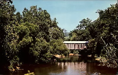 Pleasant Valley Covered Bridge~Licking River Muskingum County Ohio~ 1959 Flood • $1.99