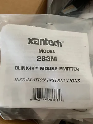 XANTECH 283M Blink IR Mouse Emitter 7 Foot Cord W/ 3.5mm Stereo Jack NEW SEALED • $5.56