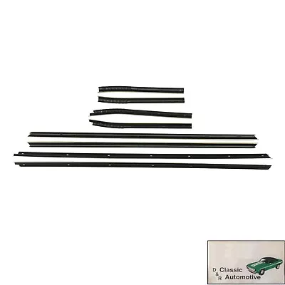 1970-1972 Chevrolet Monte Carlo Coupe 8pc Window Felt Sweeps Weatherstrip Seals • $137.95