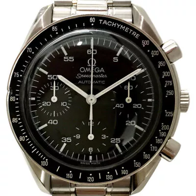 USED OMEGA Speedmaster Reduced Automatic 3510.50.00 Black Stainless Men's Watch • $4023.09