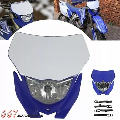 Dirt Bike Headlight W/ Fairing For Yamaha TTR WR YZ 125 200 225 250 400 426 450 • $57.45