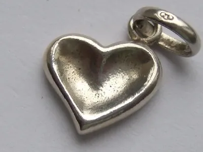 Genuine Links Of London Thumbprint Heart Charm : Fully Hallmarked • £12.50