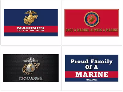 NEW! Marines Metal License Plate Active Retired Marine Corps Veteran US Military • $10.88