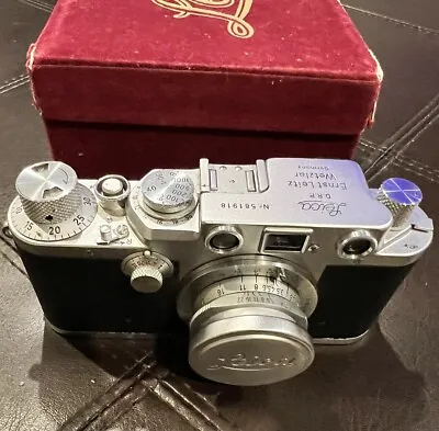 Leica Ernst Leitz Wetzlar Black DRP W/ Summaron F=3.5cm   #581918 • $700