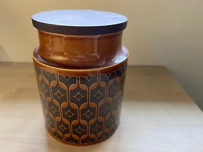 Canister Retro Vintage Hornsea “Heirloom” 1976  Ceramic Canister Storage Jar • £12.99