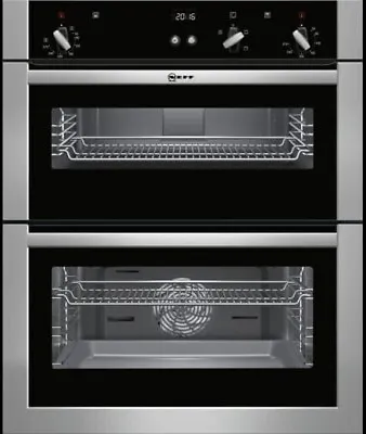 NEFF White Integrated Built-in Electric Double Oven U17s32n5gb Neff • £320