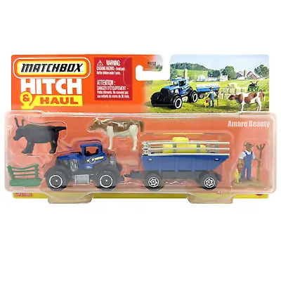 2024 Matchbox Hitch And Haul Dirtstroyer And Farm Trailer - MBX Farm Life • $15.99
