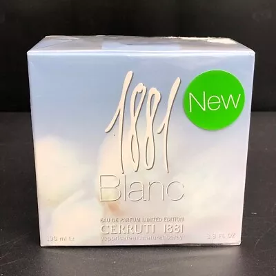 Cerruti 1881 Blanc Eau De Parfum Spray 100ml Perfume Sealed New Ltd Edition -CP • £19.99