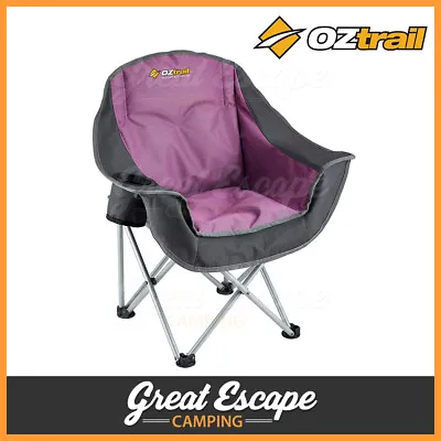 OZtrail Moon Chair Junior With Arms Purple - Kids Camping Chair • $59.90