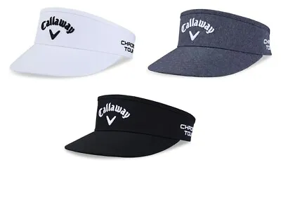 Callaway Mens Tour Authentic High Crown Visor Adjustable Golf Hat - New 2024 • $33.20