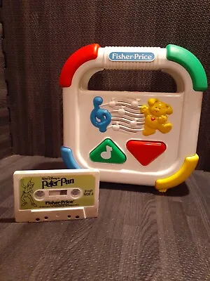 Vintage 1992 Fisher Price No. 1258 Baby Crib Cassette Player Tape Player  & Tape • $22