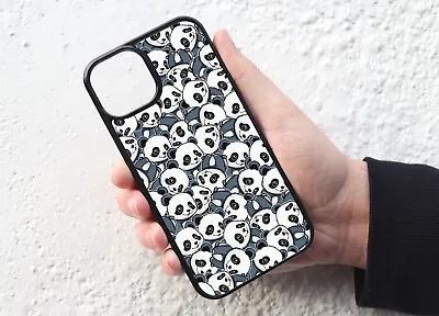 Cute Panda Kawaii Animal Sticker Bomb Phone Case Cover Fits IPhone & Samsung • £9.95