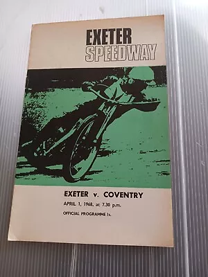 Exeter Falcons V Coventry Bees 1/4/68 Good Condition No Writing Or Rust  • £0.99