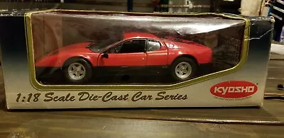 RARE Kyosho Ferrari 512BB RED 1/18 Die Cast ITALIAN Car ***READ*** • $215