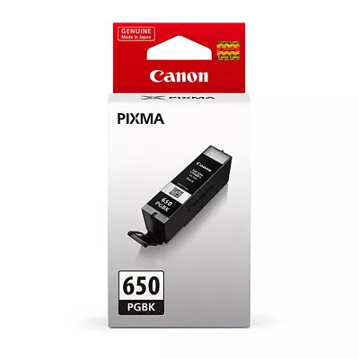 Canon PGI650BK Black Cartridge MG5460 • $42.05