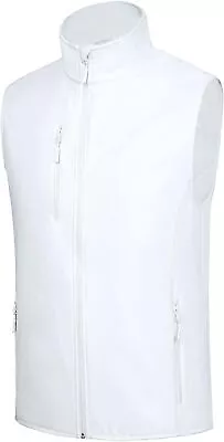 Fit Space Men's Lightweight Vest Softshell Sleeveless Windproof Jacket With Zipp • $79.21