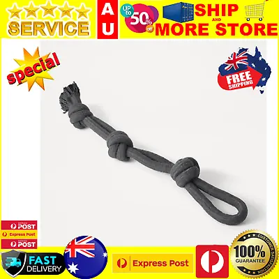 $6.93 • Buy Rope Pull Teeth Chew Durable Toys Puppy Large Knot Grey Interactive Pet Dog Cat