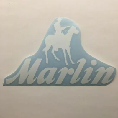 Marlin Logo Die Cut Vinyl Sticker Decal Patriotic Gun USA America Marines Army • $5.50