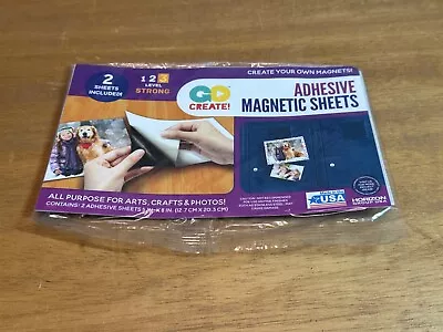 Strong Flexible Self-Adhesive Magnetic Sheets Lot Same Day QuikShip • $19.11