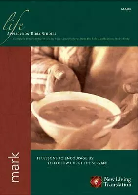 Mark; Life Application Bible Studies: NLT - 1414326505 Paperback Tyndale New • $19.71