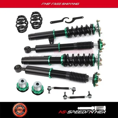 Coilovers Struts Shocks Suspension Adj Height For 2001-2005 BMW E46 320i 325i • $218.49