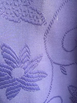 Pavilion Jacquard Woven Curtains  Lilac Size 245 Cms X 228cms (100”x90”) New • £20