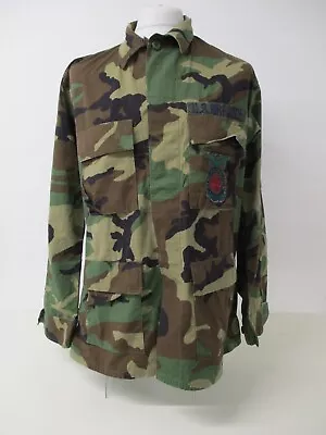 US Navy Military Shirt Camouflage Jacket USAF Medium To Fit 44  Chest - R44 • £16