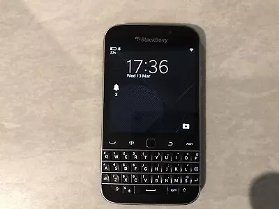 Blackberry Classic Q20 Black Unlocked 16GB 2GB RAM Qwerty Mobile Smartphone • £39