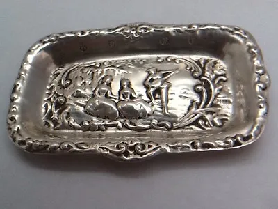£38 • Buy Vintage Solid Silver Rococo Pin Tray - Sheffield 1971