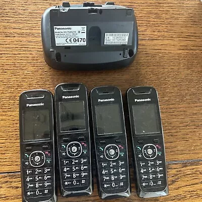 Panasonic KX-TGB512E Quad Handset And Answering Machine • £10