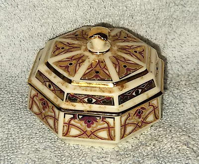 Lenox Majestic Royal Garnet Trinket Box 2.5  • $14.95