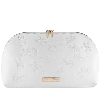 New Oscar De La Renta Cosmetic Bag White • $10