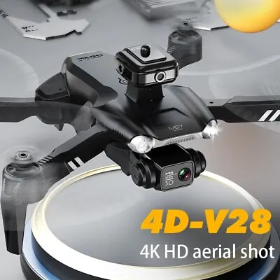 4DRC V28 Mini Drone With 4K HD Camera Obstacle Avoidance RC Quadcopter Kid Gift • $49.90