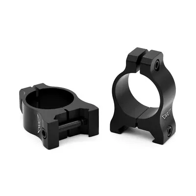 Warne Vapor Scope Ring Set Fixed 1  Tube Low Vertical Split Matte Black - V400M • $27.86