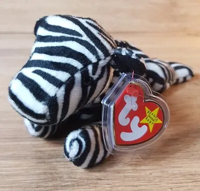 New Genuine TY Ziggy The Zebra 1995 Beanie Baby Collectable 4063  • £7.99