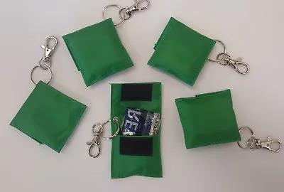 Disposable Mouth-To-Mouth Resuscitation Aid Face Shield In Green Keyring Pouch • £13.99