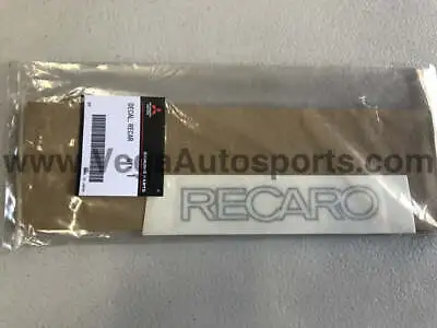 $25.80 • Buy  Recaro  Decal To Suit Mitsubishi Lancer Evolution 7-9 CT9A