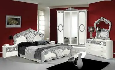 £999 • Buy Origina Italian Sibila Luxury High Gloss 4 Doors Bedroom Set NOW £999 TOPLINE MO
