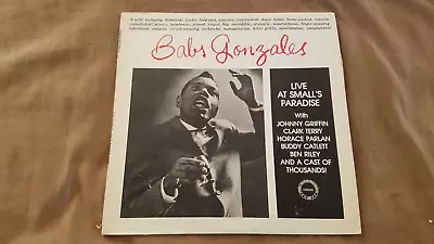 RARE! Babs Gonzales Live At Small's Paradise 1980 Chiaroscuro LP-CR-2025 • $7.99