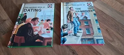 2 X LADYBIRD BOOKS FOR ADULTS 'THE HANGOVER' & 'DATING' NEW - FREEPOST • £9