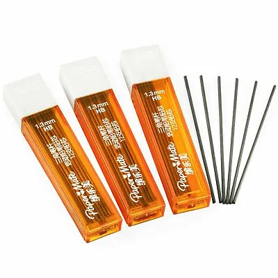 £3.79 • Buy Paper Mate Mechanical Pencil Refill Leads 1.3mm HB Lead 3 Tubes Of 12 Leads Set