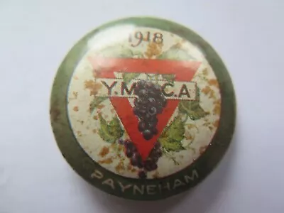 WORLD WAR I TINNIE Or BADGE YMCA PAYNEHAM SOUTH AUSTRALIA 1918  • $18