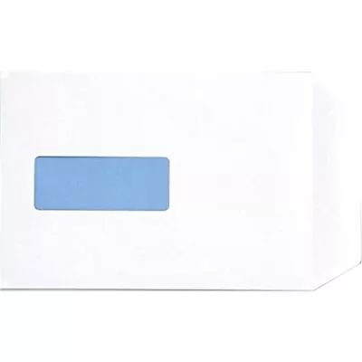 Q-Connect C5 Envelope 100 Gsm Window Peel And Seal - White Pack Of 500 • £21.53