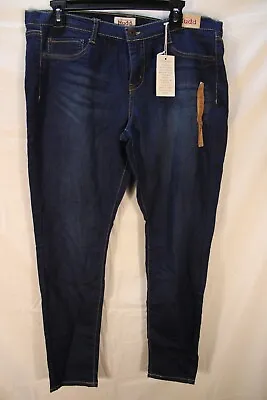 Mudd Jeans Knit Denim Women Size 15 Blue • $17.95