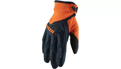 NEW THOR Spectrum Gloves - Midnight/Orange -MOTORCYCLE/OFFROAD/ATV • $24.95