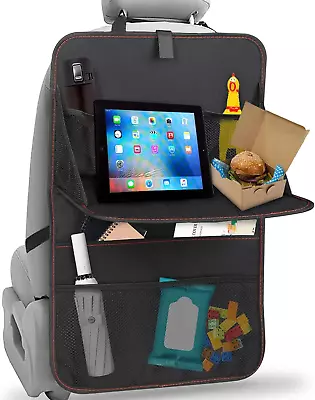 HAKACC Car Seat OrganiserCar Organiser With Tray TableSeat Back Protector Kick • £15.23