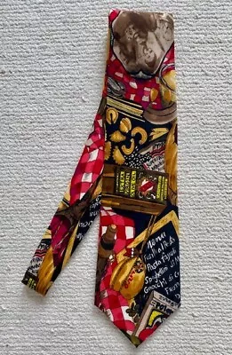 Nicole Miller Vintage Tie - 90's - 100% Silk - Pasta • $5