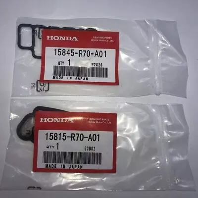 OEM Cylinder Head Solenoid Gasket VTEC For Honda 15815R70A01 15845R70A01 2pc Set • $68.99